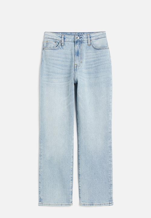 H&M - Curvy fit vintage mom ultra high jeans - light denim blue