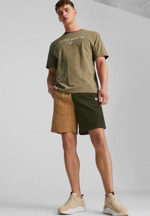 PUMA - Puma team graphic tee - brown 