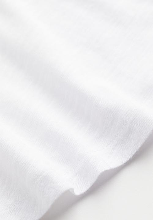 H&M - Modal-blend T-shirt - white