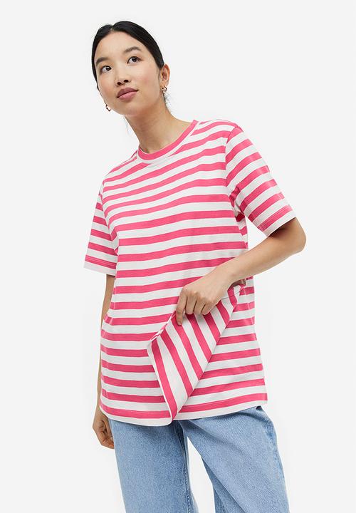 H&M - Mama 2-pack nursing tops - pink striped