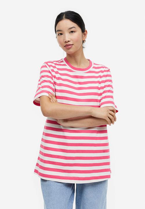 H&M - Mama 2-pack nursing tops - pink striped