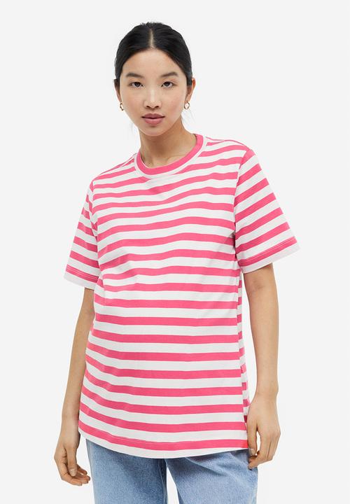 H&M - Mama 2-pack nursing tops - pink striped