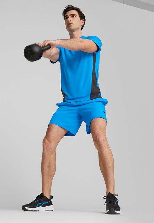 PUMA - Train fav blaster 7" short - blue 