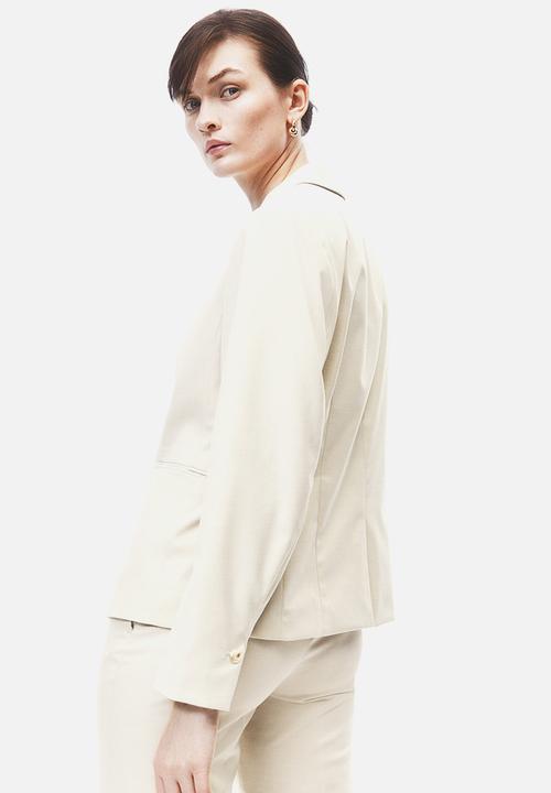 H&M - Fitted jacket - light beige