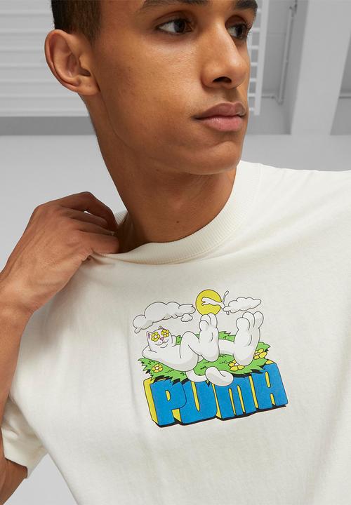 PUMA - Puma x ripndip graphic tee - white 