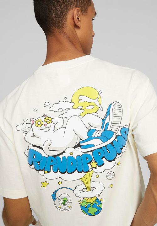 PUMA - Puma x ripndip graphic tee - white 