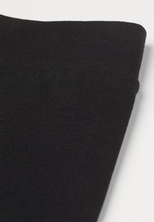 H&M - Cotton jersey cycling shorts - black