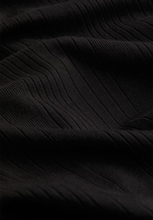 H&M - Mama ribbed dress - black