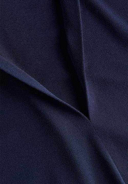 H&M - V-neck top - navy blue 
