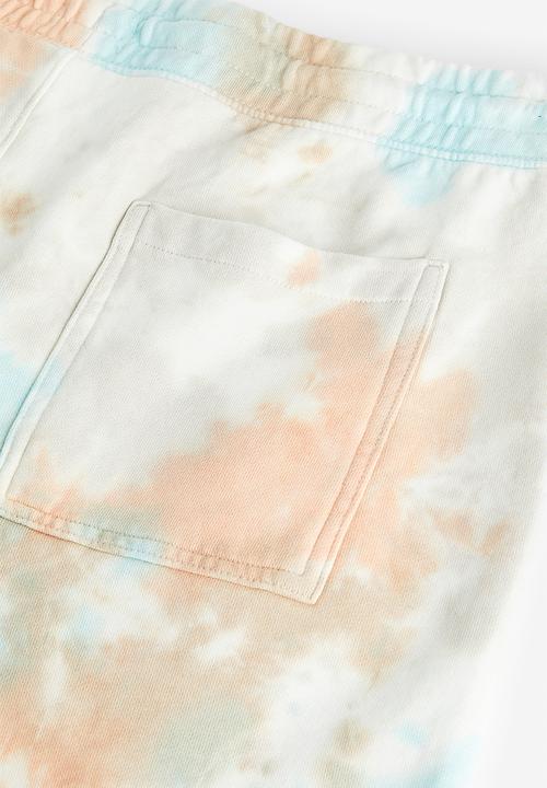 H&M - Relaxed fit printed sweatshorts - multi,turquoise