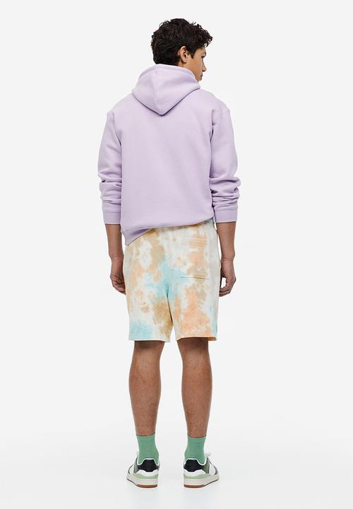 H&M - Relaxed fit printed sweatshorts - multi,turquoise