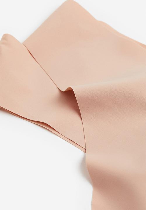 H&M - 4-Pack invisible brazilian briefs - beige