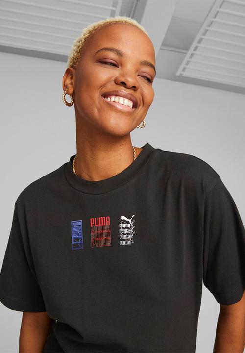 PUMA - Classics gen. puma graphic tee - puma black
