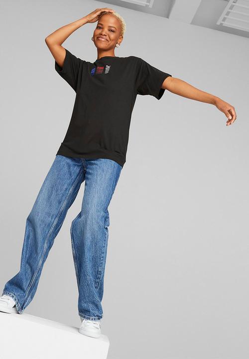 PUMA - Classics gen. puma graphic tee - puma black