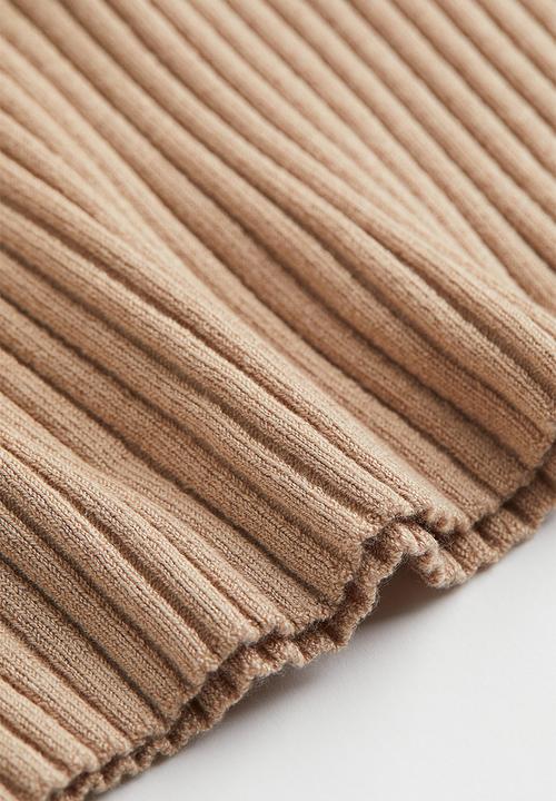 H&M - Rib-knit vest top - beige