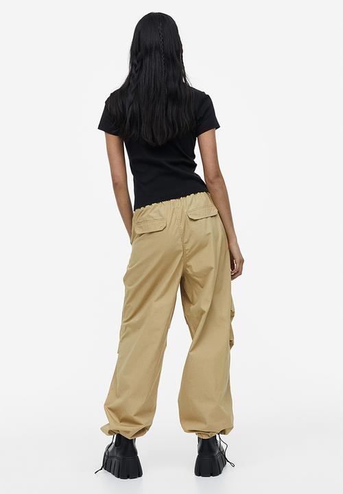 H&M - Parachute trousers - beige