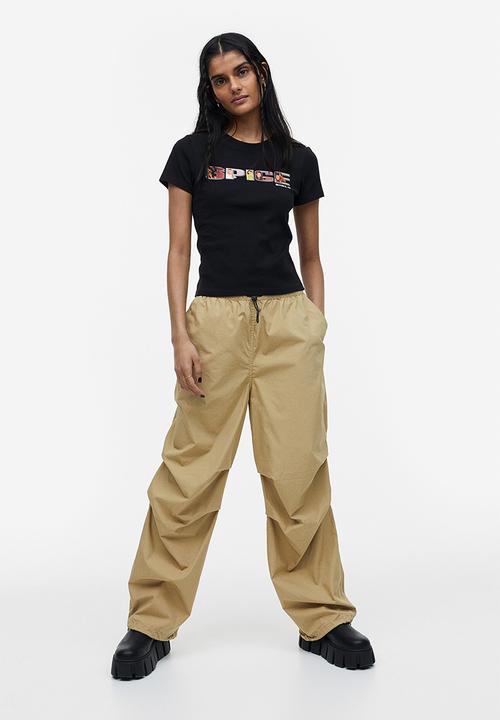 H&M - Parachute trousers - beige