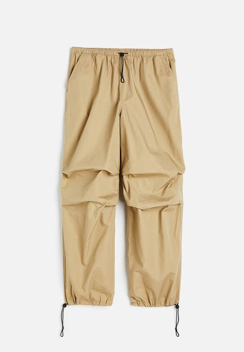 H&M - Parachute trousers - beige