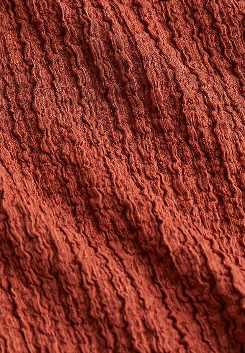 H&M - Crinkled jersey dress - orange
