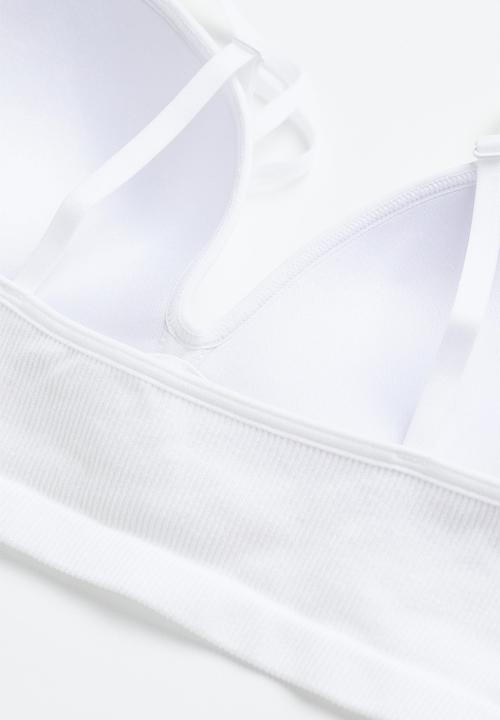 H&M - Seamless push-up bra - white