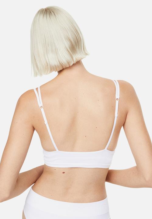 H&M - Seamless push-up bra - white