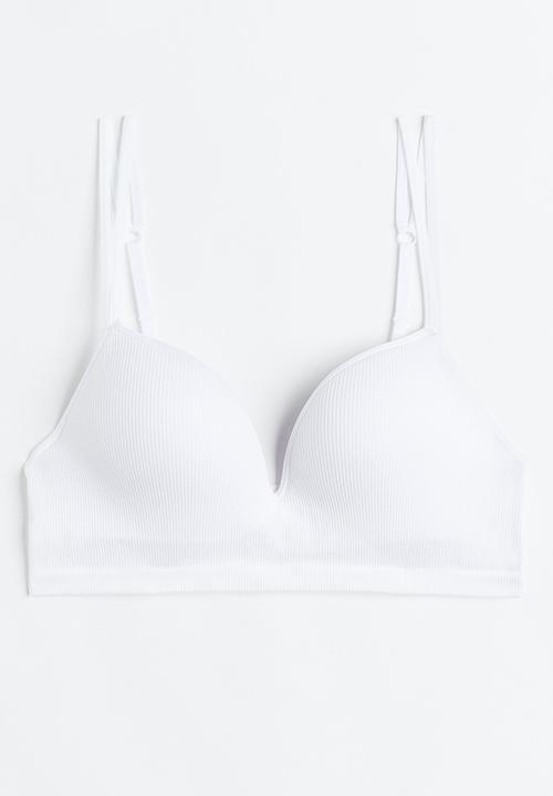 H&M - Seamless push-up bra - white