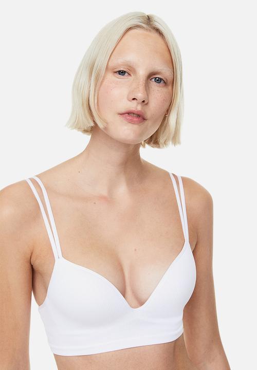 H&M - Seamless push-up bra - white