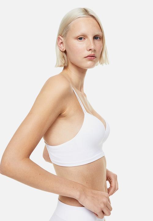 H&M - Seamless push-up bra - white