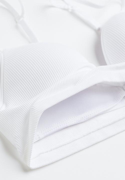 H&M - Seamless push-up bra - white