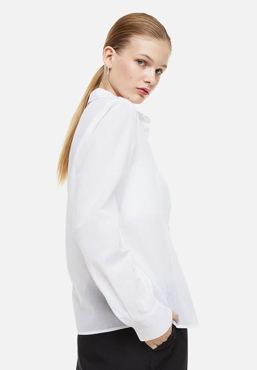 H&M - Cotton shirt - white