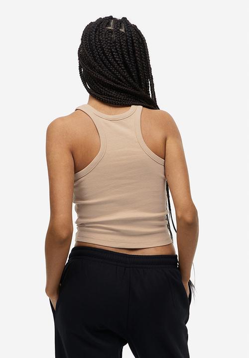 H&M - Cropped vest top - beige