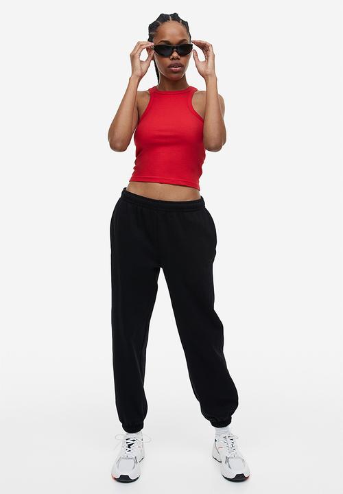 H&M - Cropped vest top - red