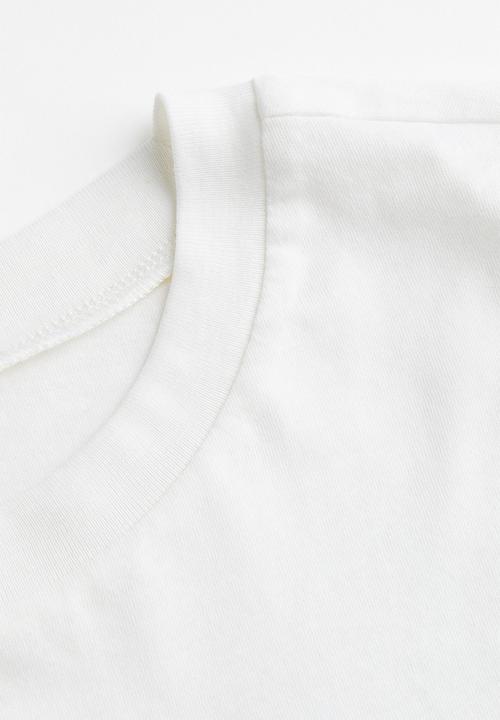 H&M - Fitted T-shirt - white