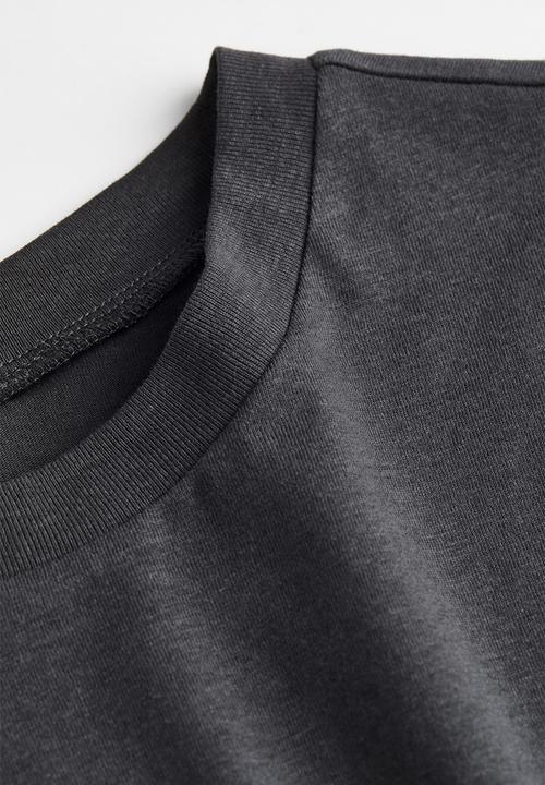 H&M - Fitted t-shirt - grey