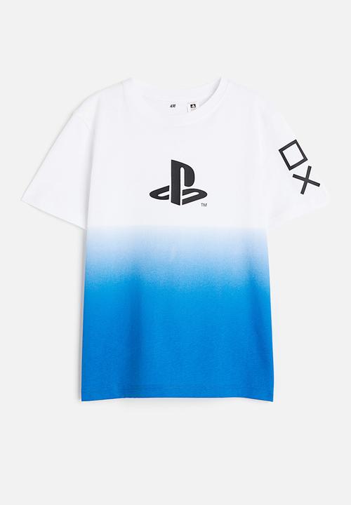 H&M - Printed t-shirt - white/playstation
