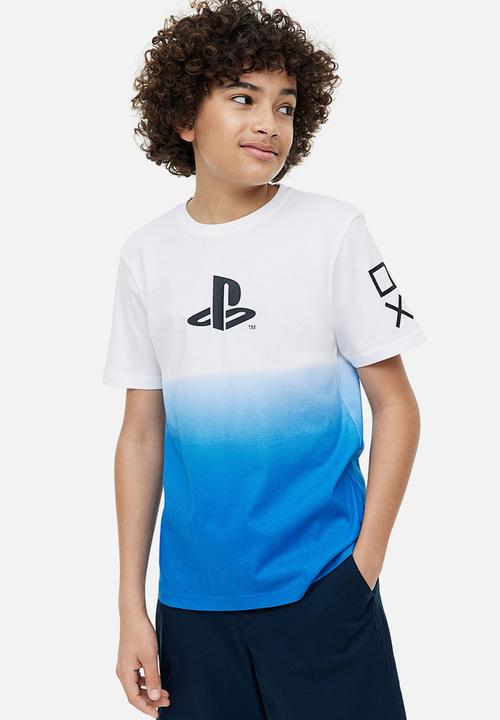 H&M - Printed t-shirt - white/playstation