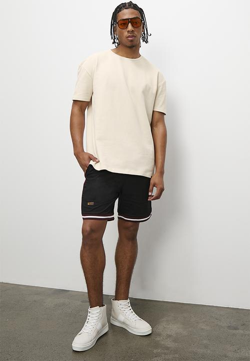 STYLE REPUBLIC - Jay waffle crew tee - ecru