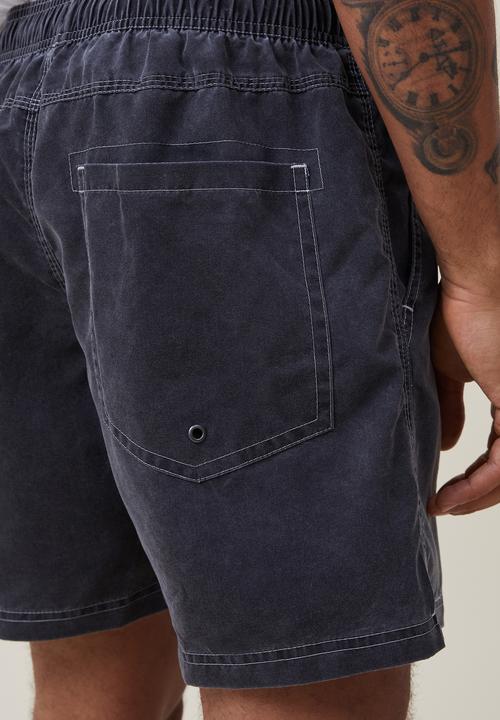 Cotton On - Kahuna short - black contrast