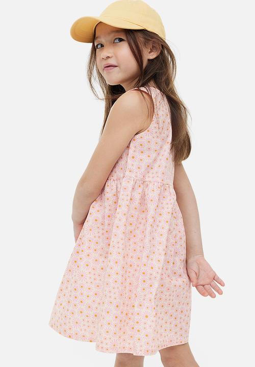 H&M - Cotton dress - light pink/floral
