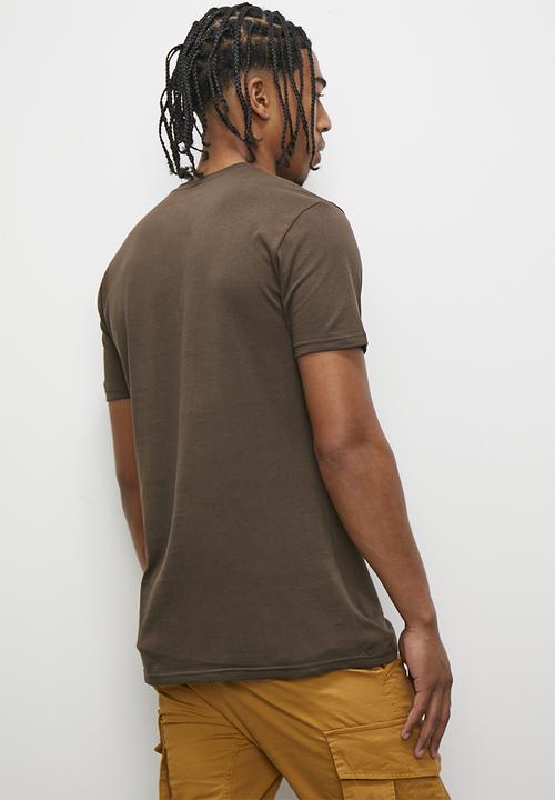 STYLE REPUBLIC - Crew neck graphic T-shirt - brown