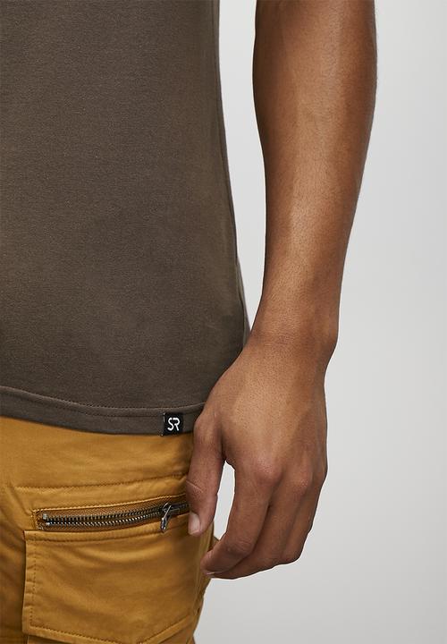 STYLE REPUBLIC - Crew neck graphic T-shirt - brown