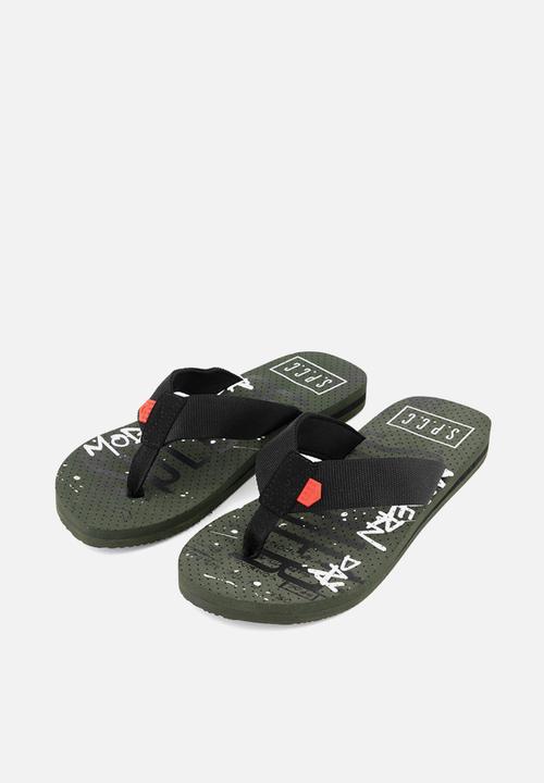 S.P.C.C - Stine flip flop - dark moss