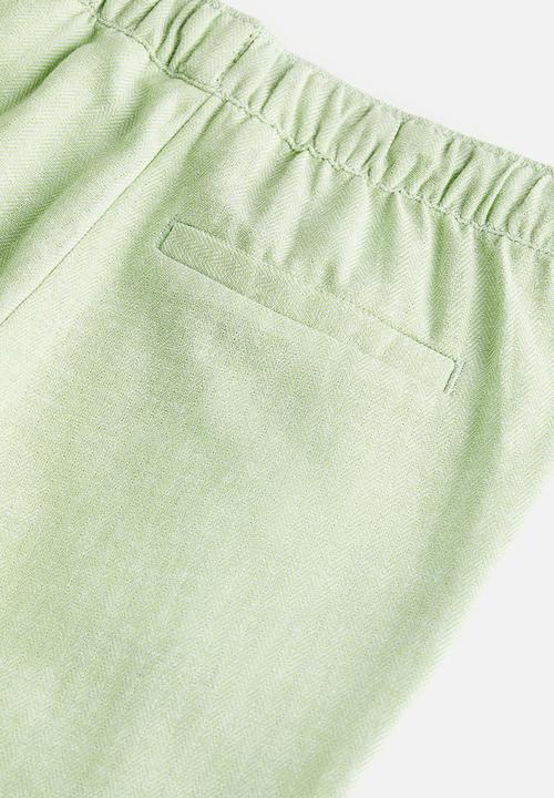 H&M - Cotton chinos - light green