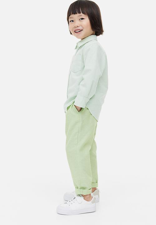 H&M - Cotton chinos - light green
