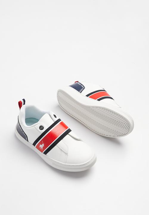 POLO - Boys sneakers - navy/red