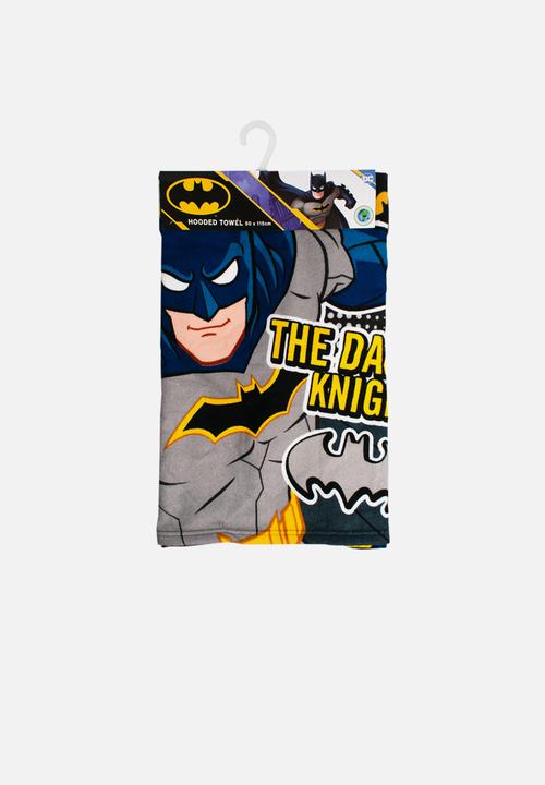 The Character Group (Legacy) - Batman hooded towel - black