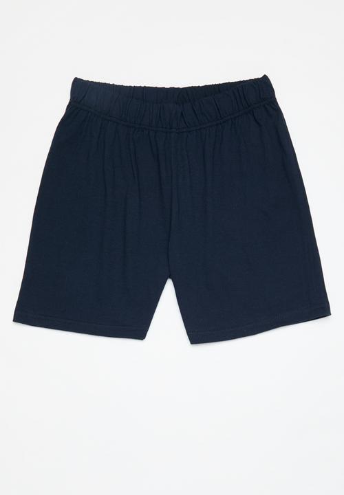 Rebel Republic - 2 Pack cotton short - grey & navy