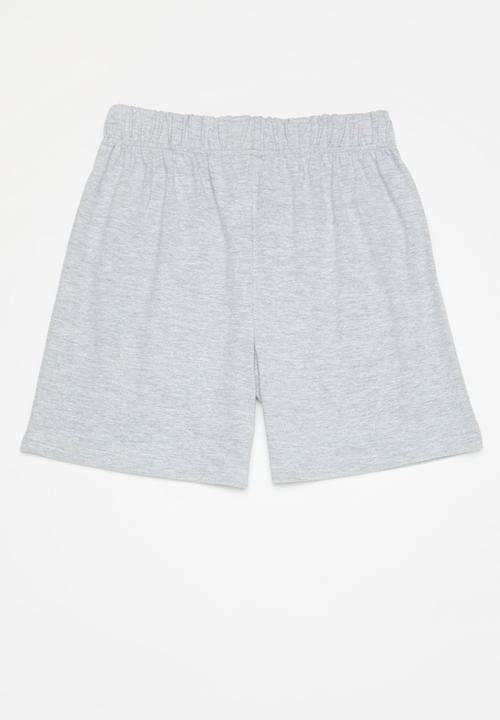 Rebel Republic - 2 Pack cotton short - grey & navy