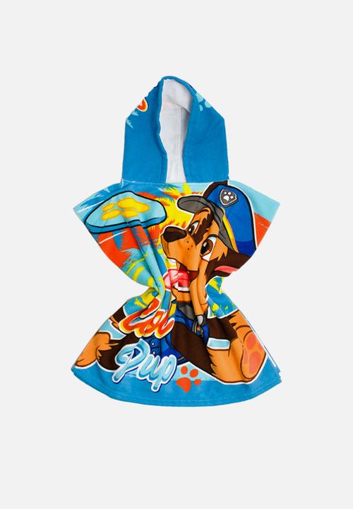 Character Group - Paw patrol hooded towel - blue