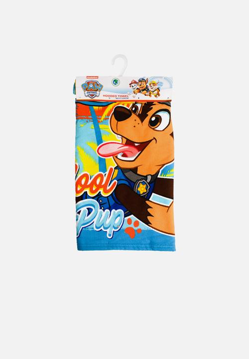 Character Group - Paw patrol hooded towel - blue
